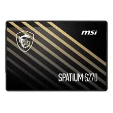 Ssd Msi Spatium S270 480gb 2.5 Sata Iii 500/450 Mb/s Color Negro
