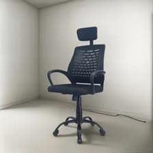 Silla Sillon Home Office Pc Oficina Triton - Desillas Color Negro Material Del Tapizado Mesh Malla