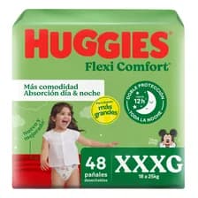 Pañal Huggies Flexi Comfort Xxxg X48 Extra Extra Extra Grande (xxxg) Sin Género