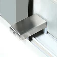 Traba Seguridad Ventana Corrediza Acero Inoxidable | Fácil Instalación | Ideal Niños Y Mascotas | 2 Llaves