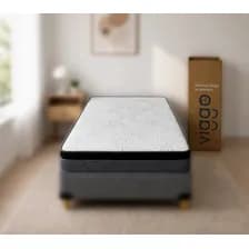 Colchón Viggo Yoga 80x190 Cm Alta Densdidad 140 Kg - Gris