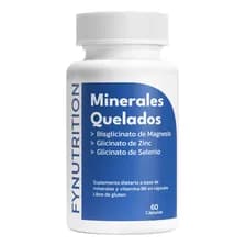 Minerales Quelados Fynutrition - Magnesio, Zinc, Selenio Sabor Sin Sabor