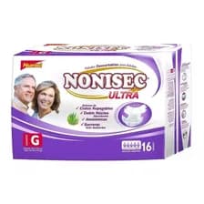 Pañales Nonisec Ultra Talle G - 16 Unidades - 1 Paquete Grande