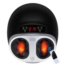 Masajeador De Pies Eléctrico Gadnic Termoterapia 50w Control Remoto 5 Modos Calor 45c Negro