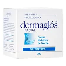 Crema Facial Dermaglós Nutritiva De Noche X 70 G Normal