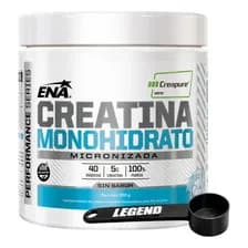 Creatina Creapure Monohidrato Ena Sport En Pote 200grs Sabor Sin Sabor + Scoop Legend Nutrition