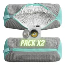 Bolsa Funda Lavar Zapatillas Pack X2 Red 6d Reforzada 40x20 Gris