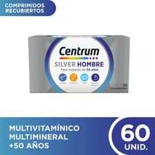 Centrum Silver Hombre +50 Multivitamínico Multimineral X60cmp No