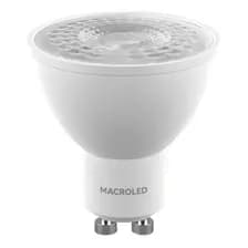 Foco Led Macroled Cps-dp-gu10-20 Dicroica Color Blanco Cálido 7w 2700k Pack 1ou