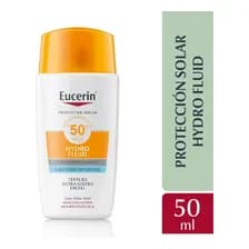 Protector Solar Facial Hydro Fluid Fps50+ Contiene 50ml Eucerin