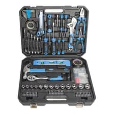 Set Caja De Herramientas Kit De 234 Piezas Manuales Klugan Color Negro Gris Oscuro