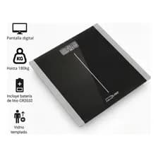 Balanza Digital Bdpl1023 Proline Hasta 180 Kg Vidrio Templado Negro