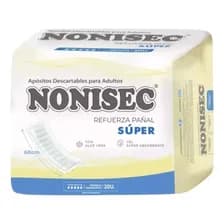 Nonisec Adultos Refuerza Pañal Super Máxima Absorción X20