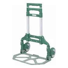 Carro Zorra Plegable Bron By Gadnic Aluminio Carga 75 Kg Peso 2.9 Kg Altura Ajustable Portatil Verde