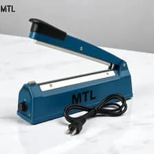 Selladora De Bolsas Mtl Manual 40cm Plástico Reforzado Color Azul