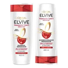 Kit Elvive Reparación Total 5 400ml: Shampoo Acondicionador