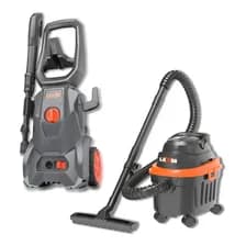 Combo Hidrolavadora Luxus 1400w + Aspiradora Luxus 1000w Color Negro Frecuencia 50