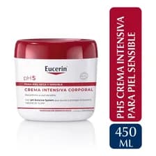 Crema Corporal Eucerin Intensiva Ph5 Piel Seca Y Sensible 450 Ml Neutra
