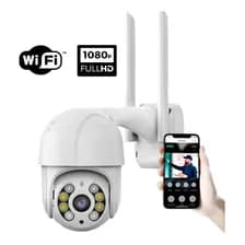 Camara Wifi Icsee S57 Exterior Domo Full Hd Nocturna Audio Blanco