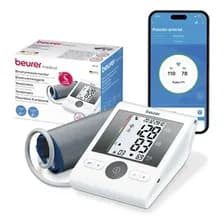 Tensiómetro Digital De Brazo Automático De Alta Precisión Medidor Presion Arterial Beurer Bm 28 Blanco