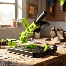 Soporte Amoladora 150mm Corte Vertical - Horizontal Kroner Verde Lima