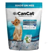 Piedras Para Gatos Sílica De Gel Neutras Clásica Cancat 3.8 Litros