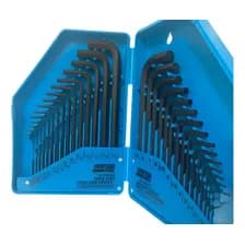 Juego Llaves Allen Set X 30 Pcs Milimetricas Y En Pulgadas Fe800b Color Azul