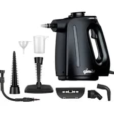 Limpiadora Maquina A Vapor Glimer 1350w Automatica + 9 Acc Negro