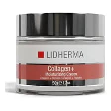 Crema Hidratante Facial Lidherma Collagen+ Con Colágeno Día/noche Todo Tipo Piel Todo Tipo De Piel
