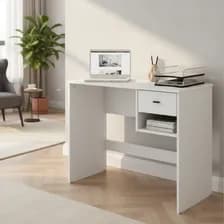 Escritorio Roma Sc109 1 Cajon Centro Estant Blanco Ancho 90 X Alto 76 Cm
