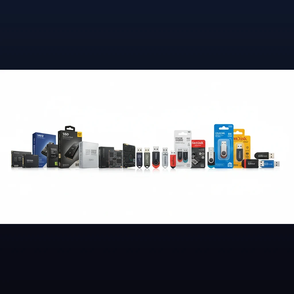 Discos SSD y pendrives más vendidos: desde $23.069