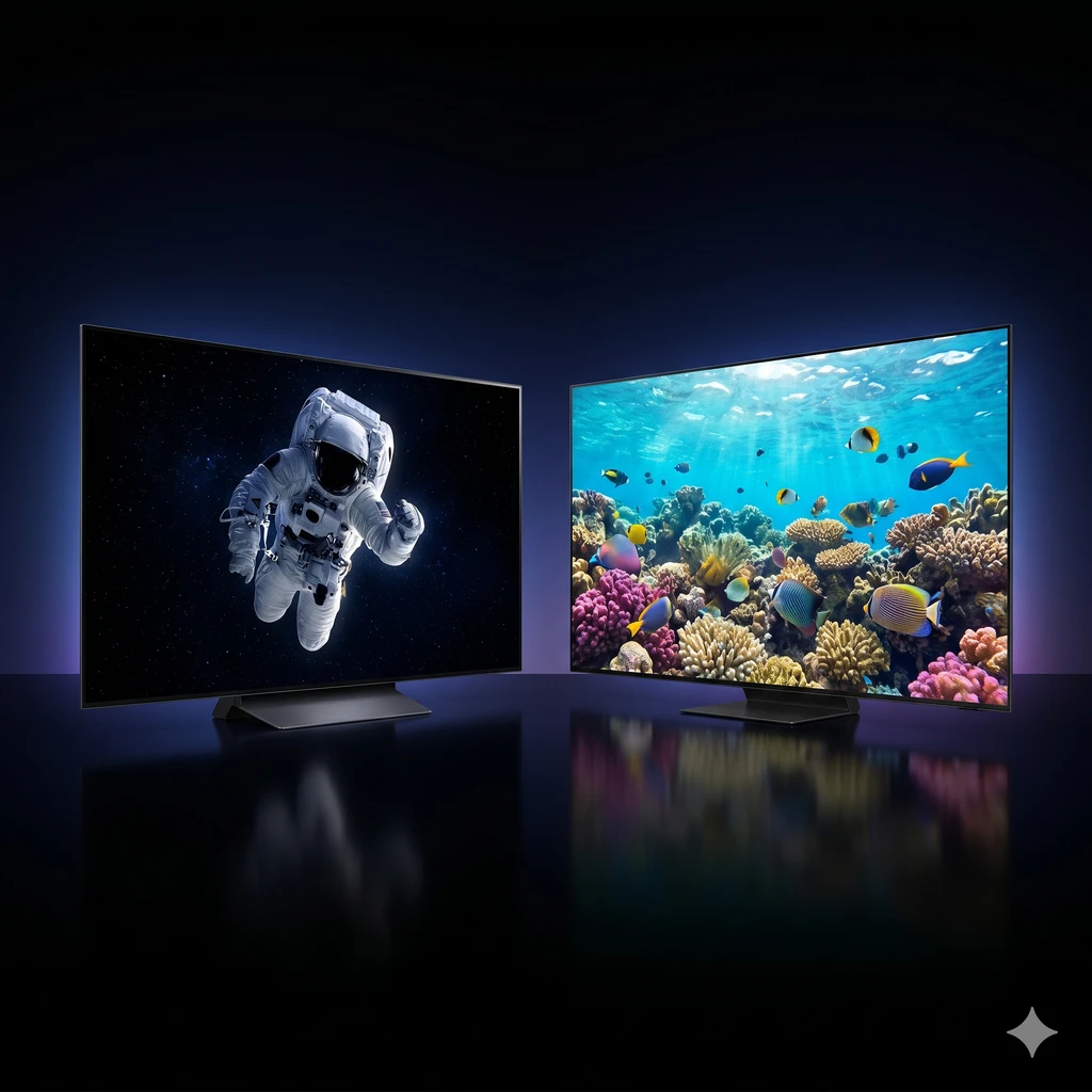 LG OLED vs Samsung OLED 2026: WOLED vs QD-OLED comparados