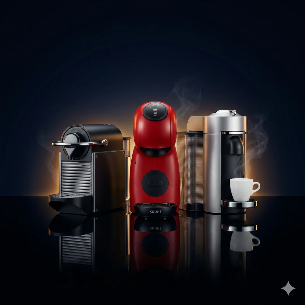Mejores cafeteras de cápsulas Nespresso y Dolce Gusto 2026