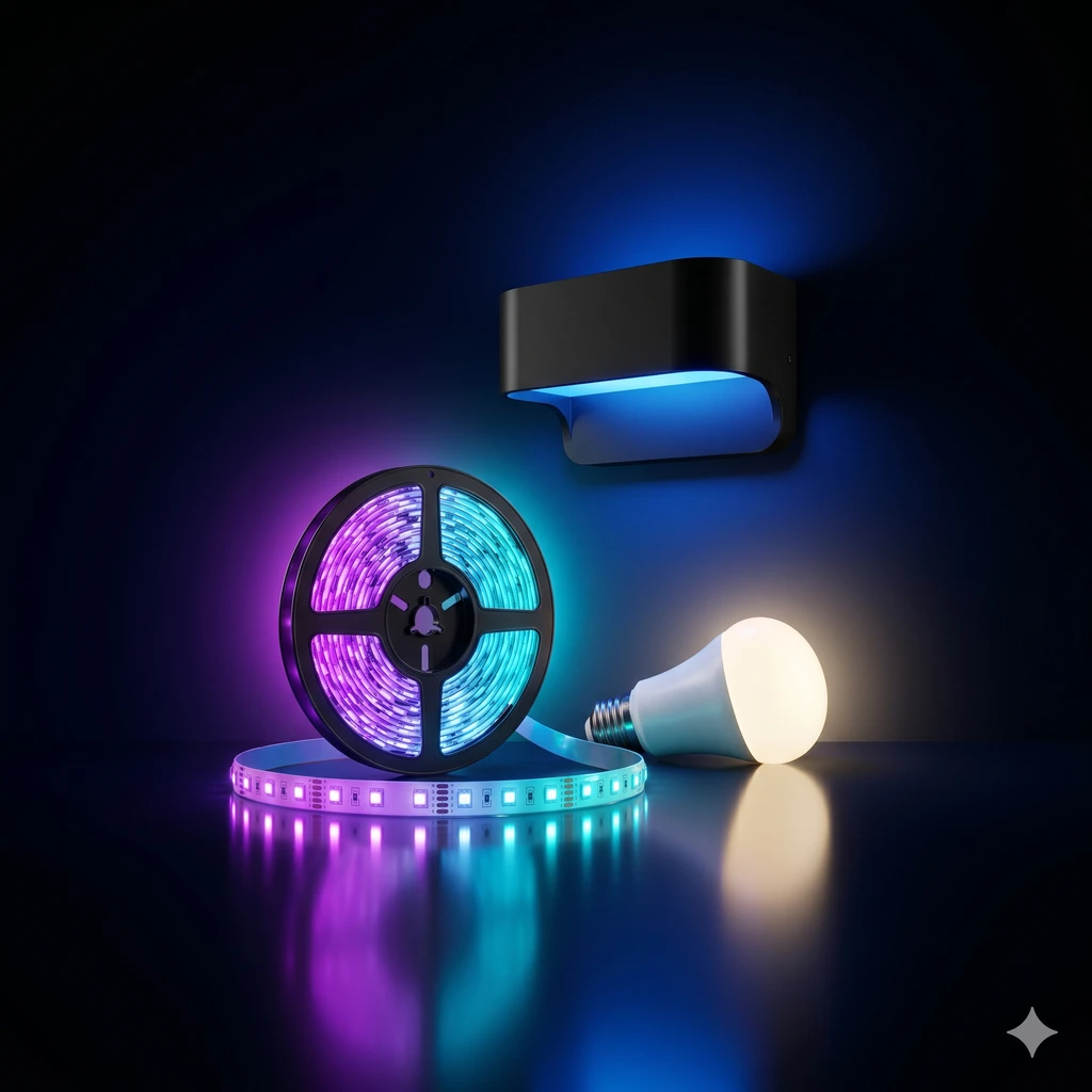 Mejores luces LED decorativas para el hogar en Argentina 2026: tiras, smart bulbs y luces de pared
