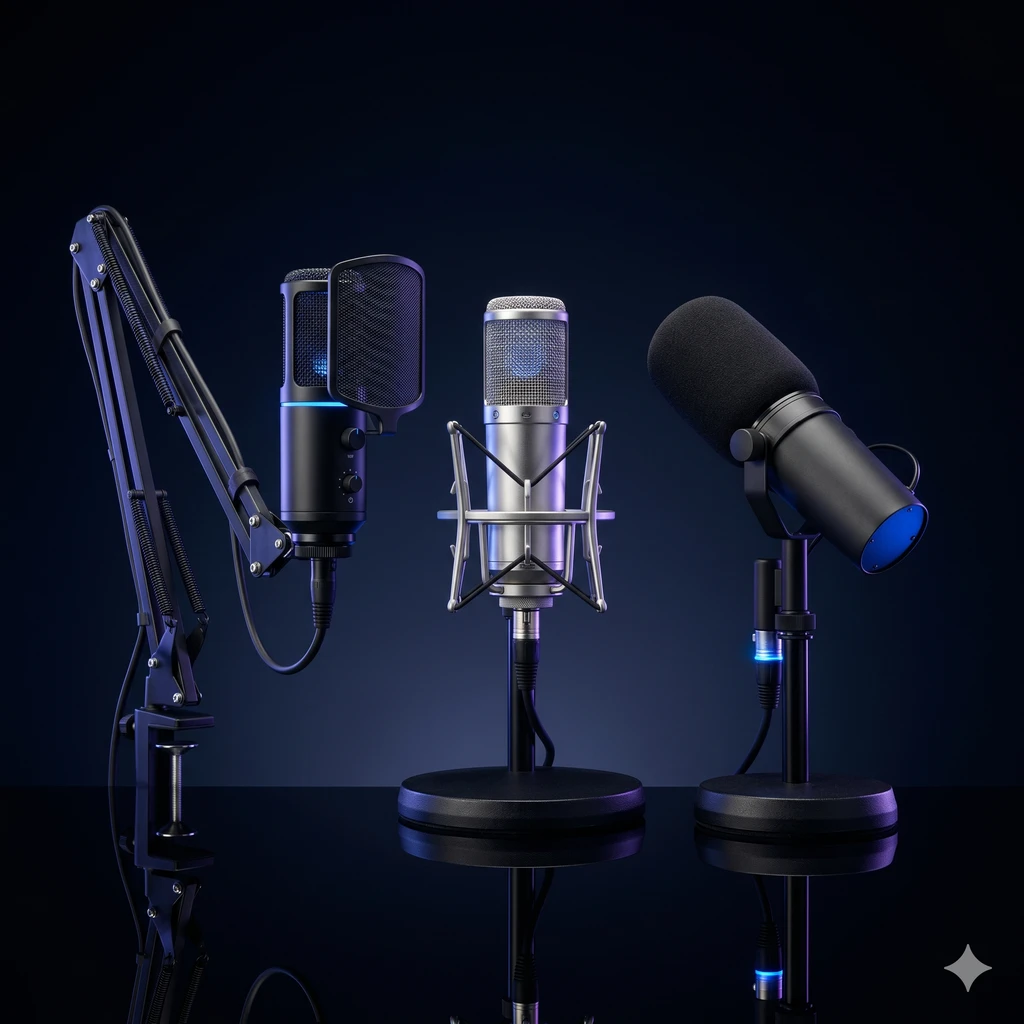 Mejores micrófonos para streaming y podcast en Argentina 2026: USB y de condensador