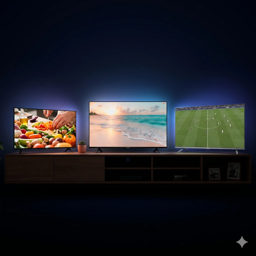 Mejores Smart TVs 43 y 50 pulgadas para living chico 2026