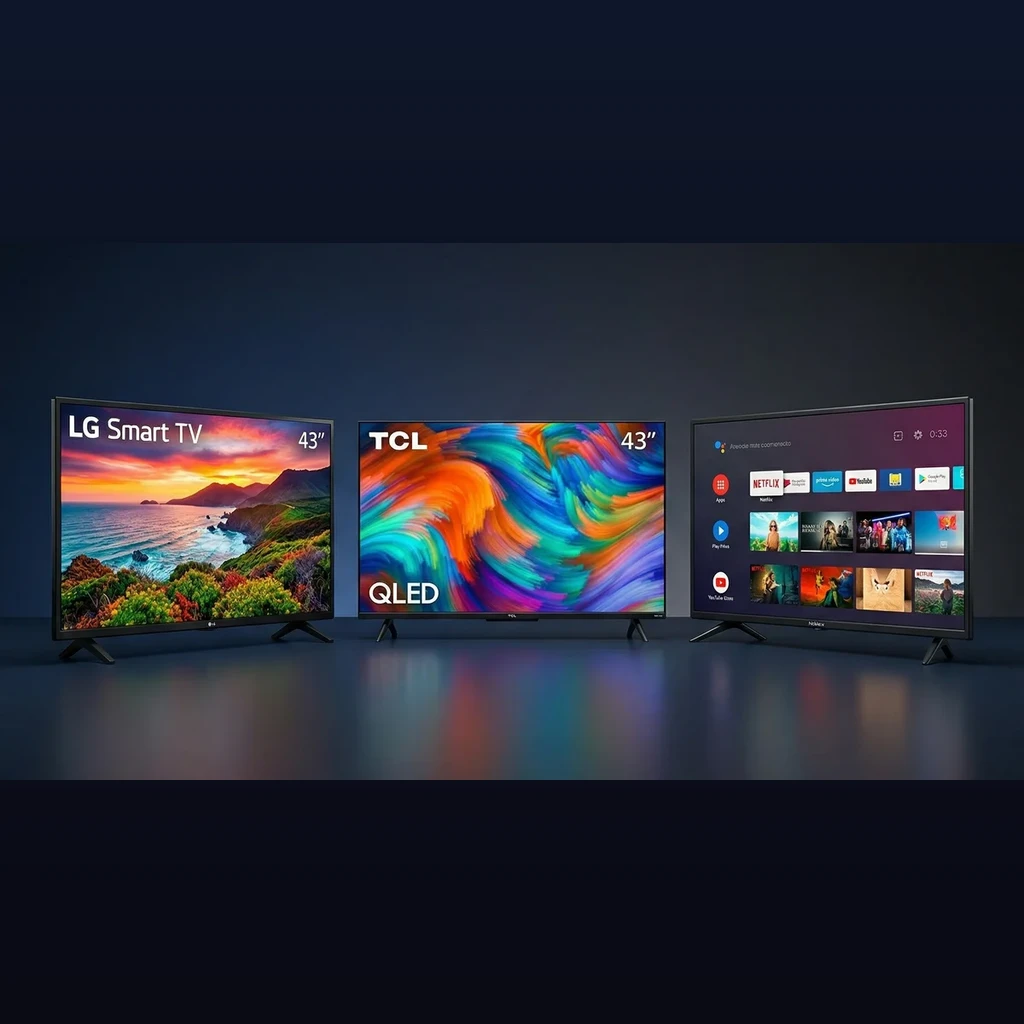 Mejores Smart TV 43 2026 Argentina: 3 modelos desde $425.999