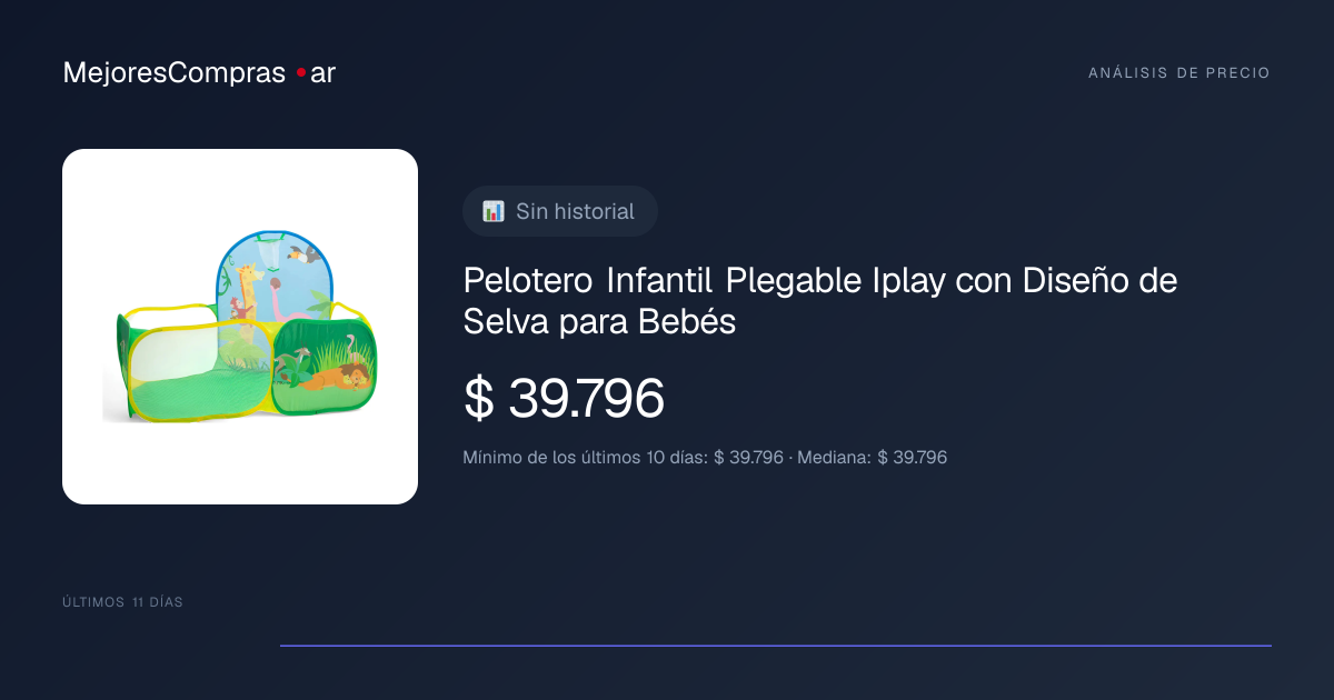 Pelotero Infantil Plegable Iplay con Diseño de · precio